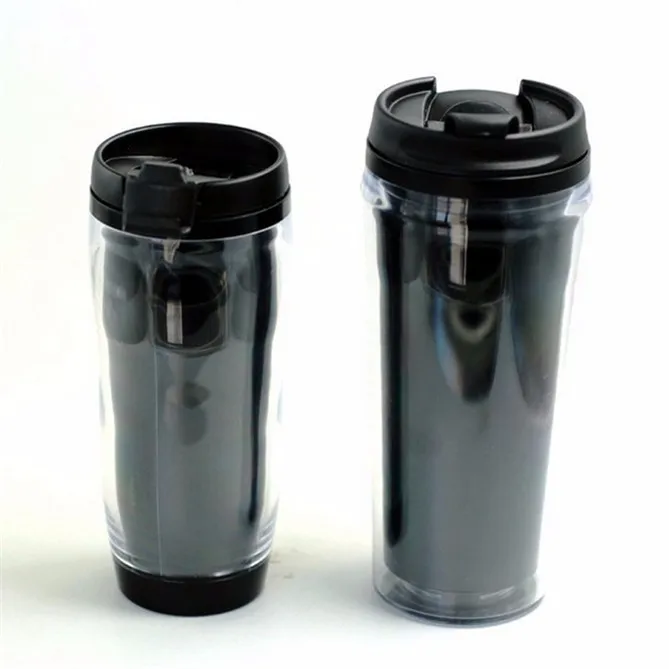 Alibaba Supplier Thermal Plastic Cup Coffee Tumbler With Paper Insert