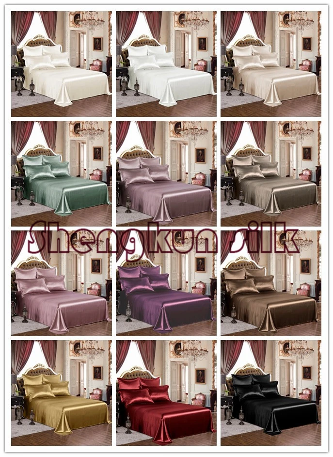 silk bedding sheet 