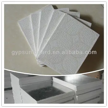 Coated Gypsum Ceiling Tiles Pvc Gypsum Board Pvc Ceiling Tile Multi Colour Designs Raw Materials Used For Construction Buy Pvc And Vinly Coated