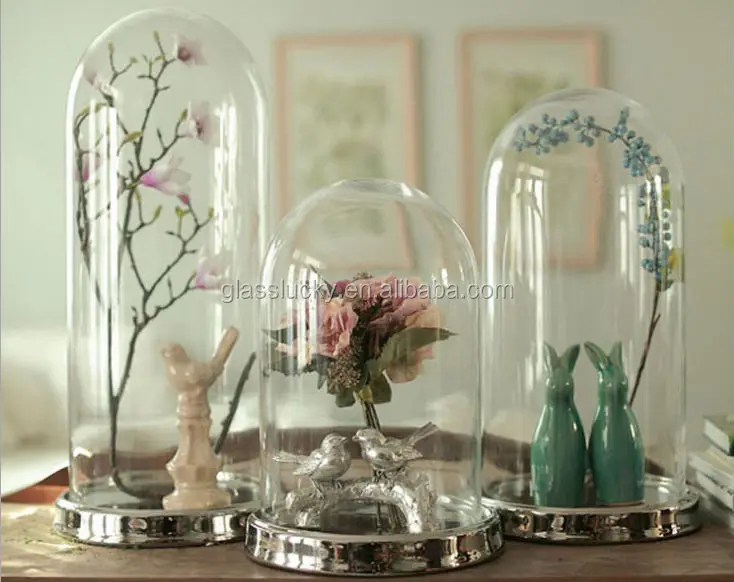 Wholesale Decorative Glass Dome With 