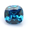 2018 Jewelry area hot sale synthetic gemstone cushion cz customized