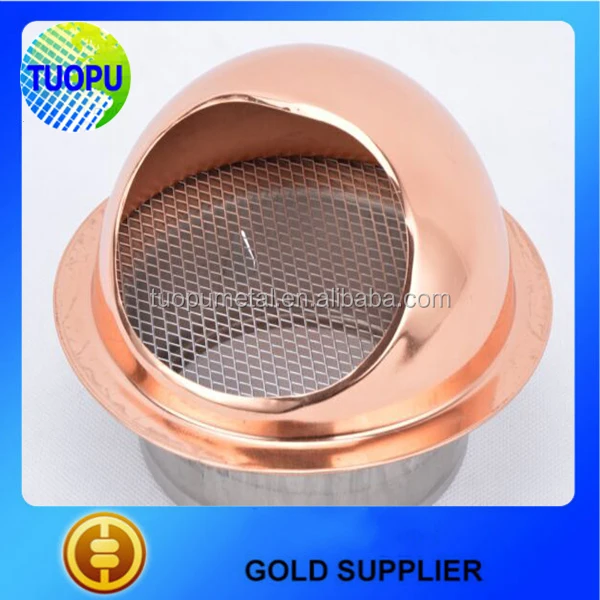 Tuopu Metal Colorful Wall Vent,Paint Spraying Stainless Steel Or