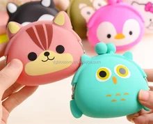2019 Новый горячий мультфильм животных силиконовый кошелек оптовая продажа с фабрики