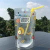 Wholesale disposable frosted drink repeat closed tote stand up pouch for juice
