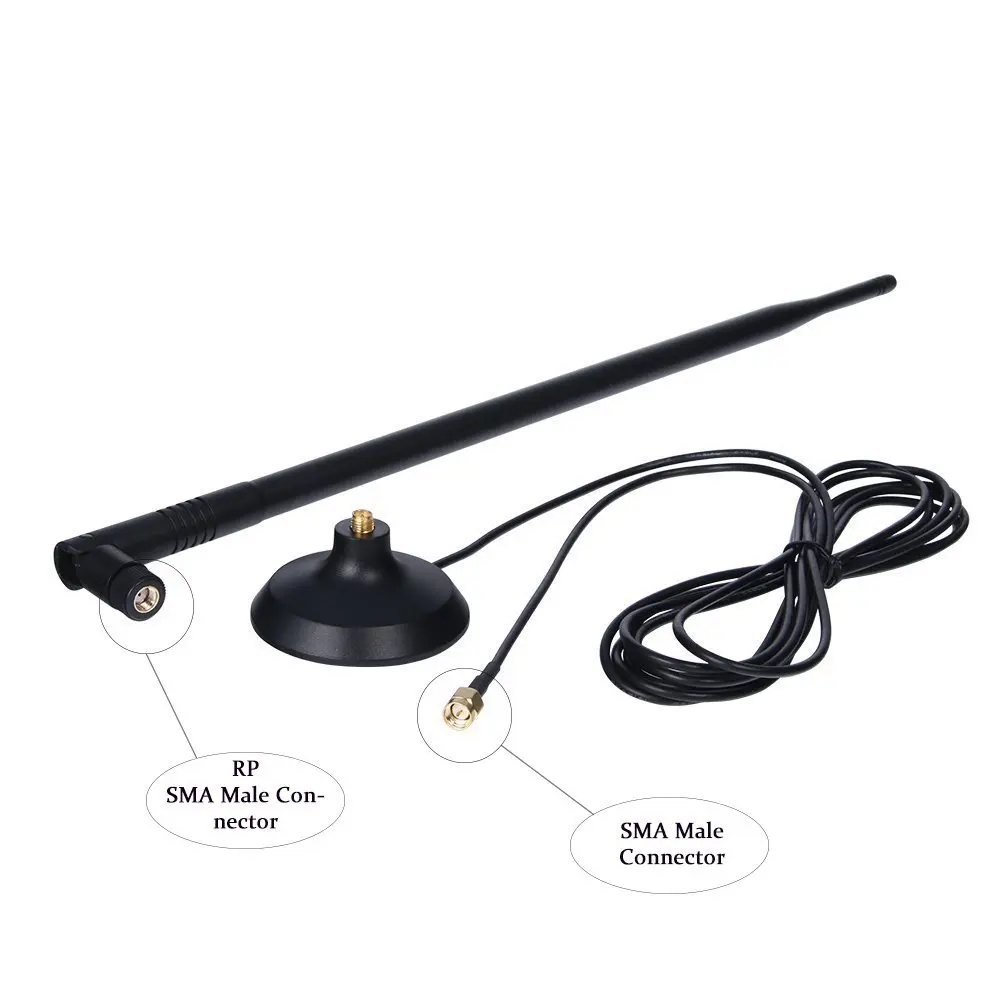 Indoor High Gain Omnidirectional Wifi Antenna 9dbi Wifi Booster