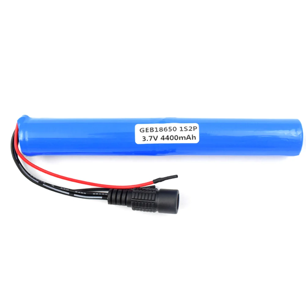 Deep Cycle Rechargeable 37v 4400mah 18650 Lithium Li Ion Battery Pack With Blue Pvc Buy 7126