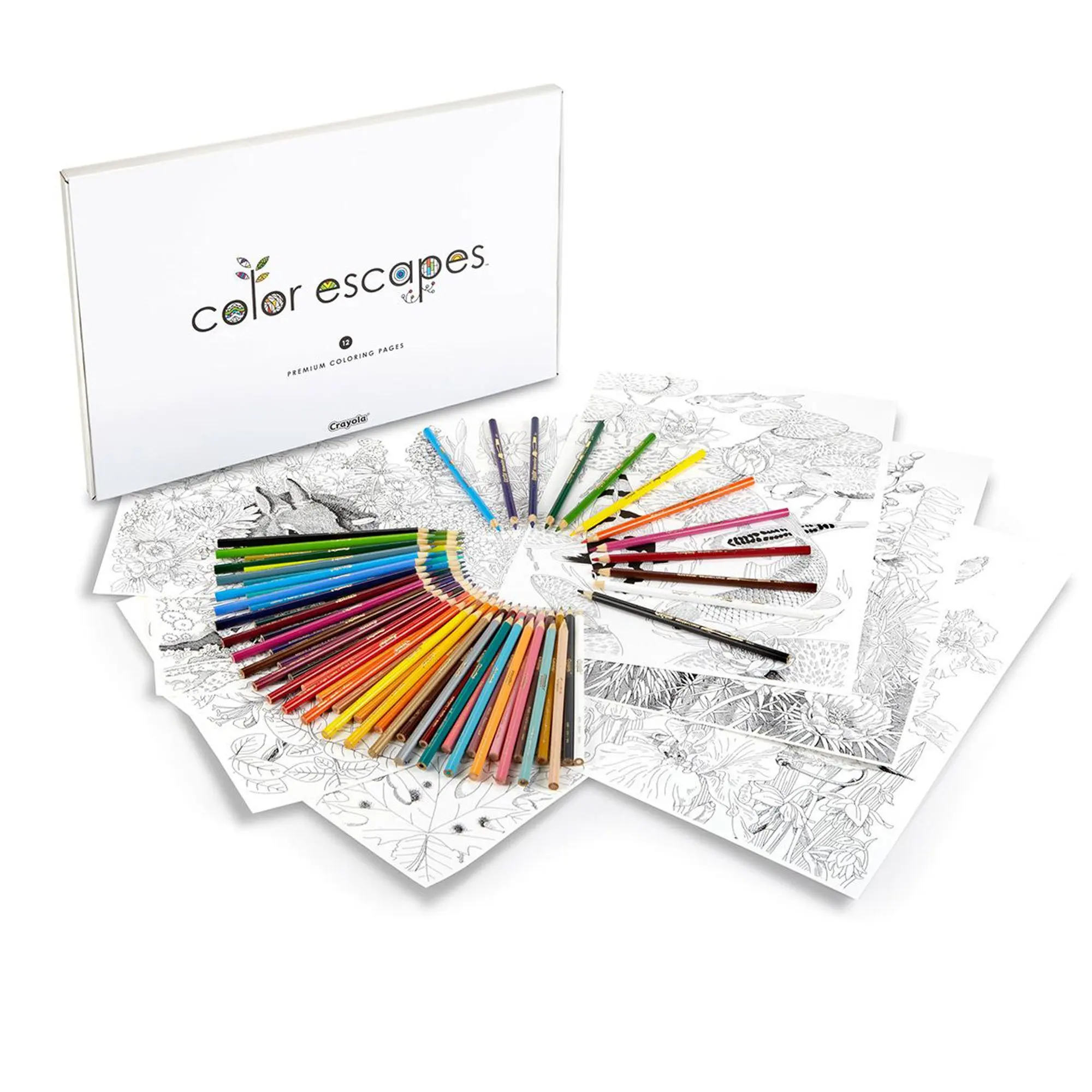 Download Buy Crayola Color Escapes Coloring Pages & Pencil Kit ...