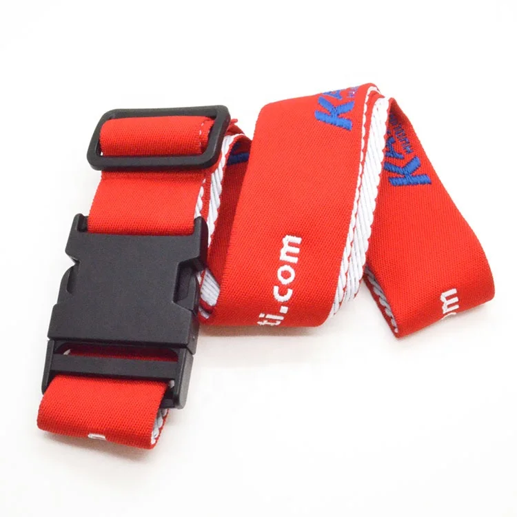 Wholesale Custom Cheap Luggage Strap Woven Luggage Belt