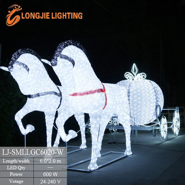 Outdoor Christmas Decoration Cinderella Horse Carriage - Buy Cinderella ...