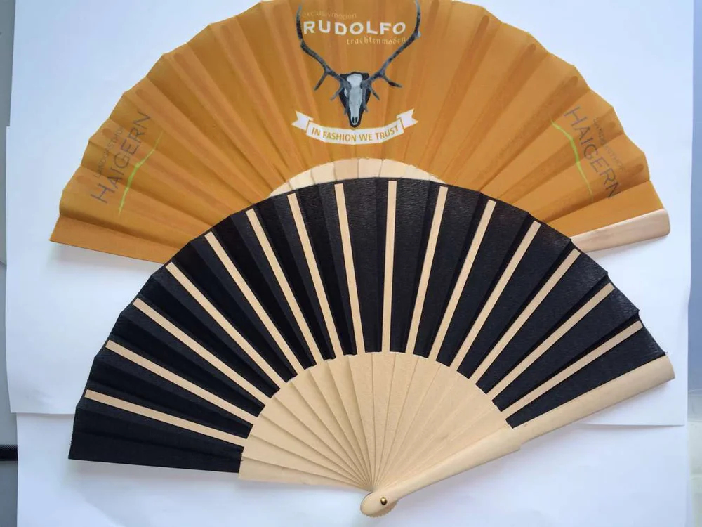 Custom High Quality Folding Wooden Souvenir Spanish Hand Fans - Buy