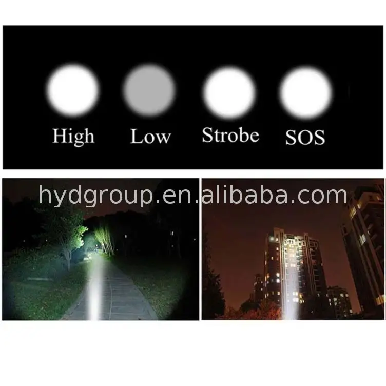 rechargeable handheld flashlight 30000lumens