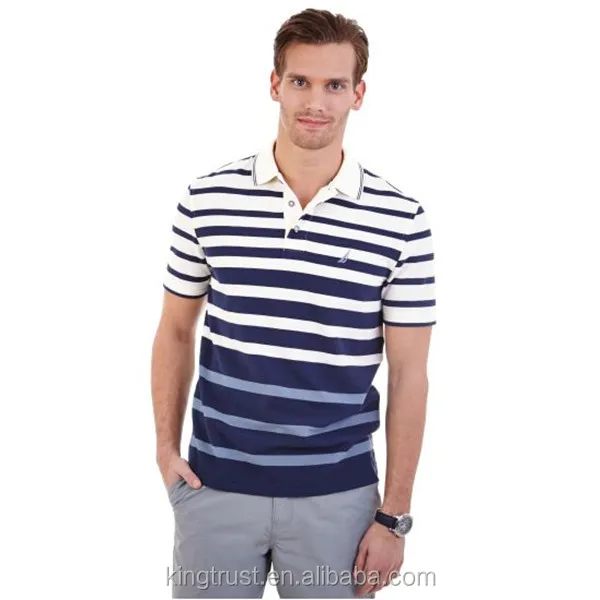 Chinese Semi Formal Men Polo Shirt Summer Striped Polo Shirt 2015 - Buy ...