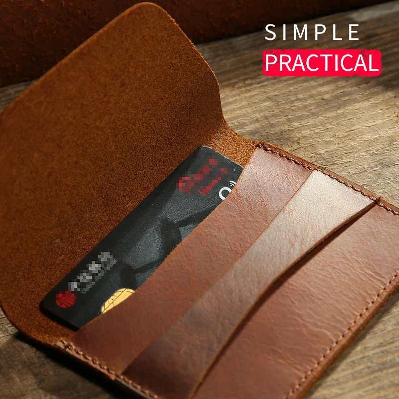 European style wallets leather men custom logo genuine leather wallets for men ME1441