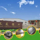 UHMWPE プラスチック道路マットサプライヤー摩耗抵抗 HDPE 4 × 8 フィート地面ヘビーデューティゴム一時的な建設 HDPE プラスチック道路マット