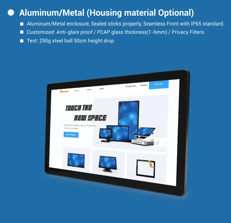Hot sale 43inch Indoor Application touch LCD monitor