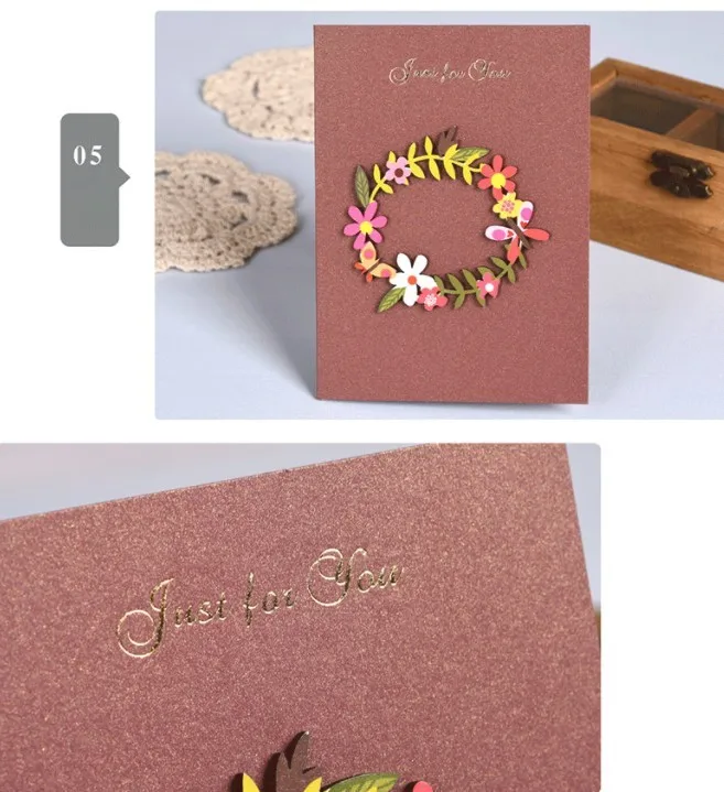 anji vintage mini creative birthday thank you greeting