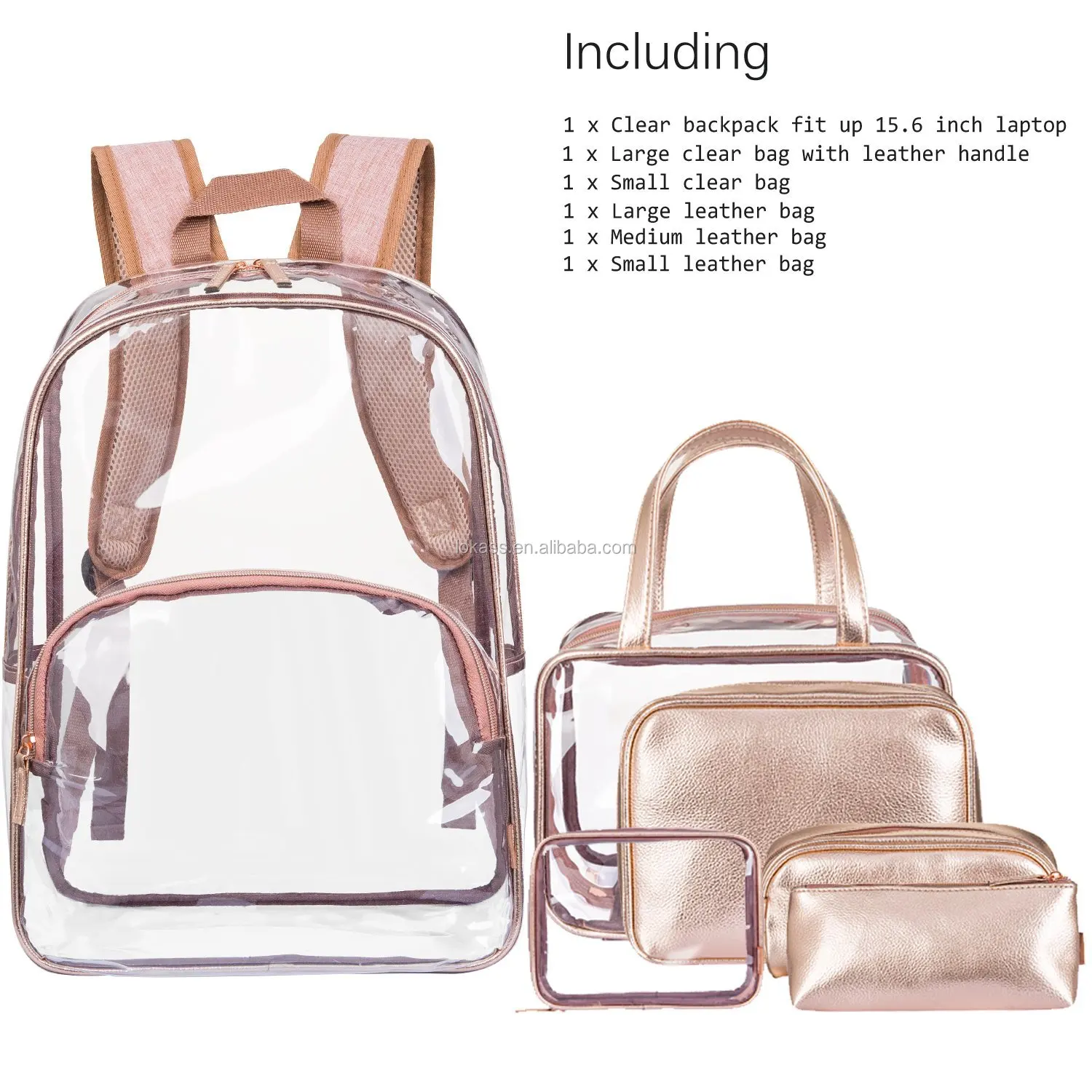 Lokass Clearance Children&#39;s Small Stylish Womens Pvc School Clear See Through Backpack For Sale ...
