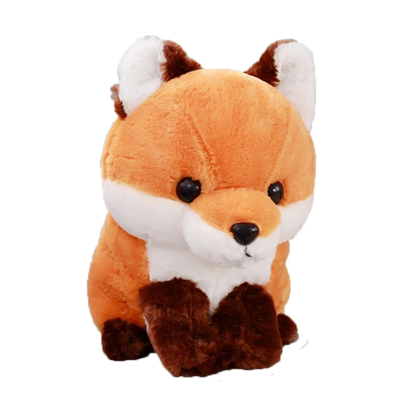 stuffed fox dog toy