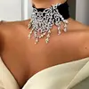2018 Winter New Special Design Fashion Collar Chokers Women Hot Sell Black Velvet And Crystal Statement Necklace