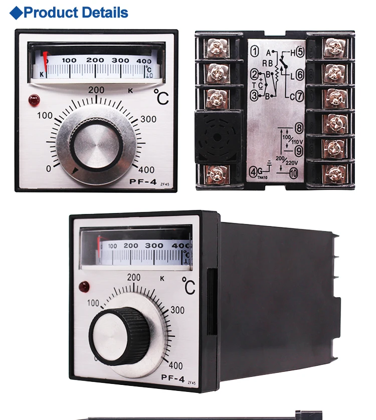 Temperature Controller ON-OFF TC K industrial drying bakery oven 400°C 7A 230V