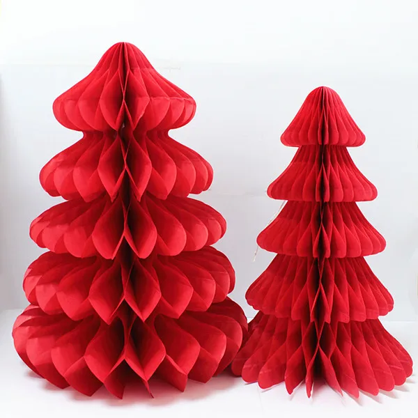 Christmas Decoration Tree /hat/snowflake/ Bell Shape Paper Craft ...