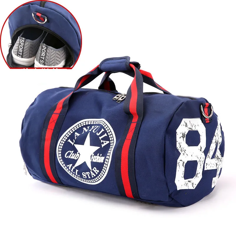 Custom Waterproof Sports Gym Duffle Bag With Compartment 18 Inches ...