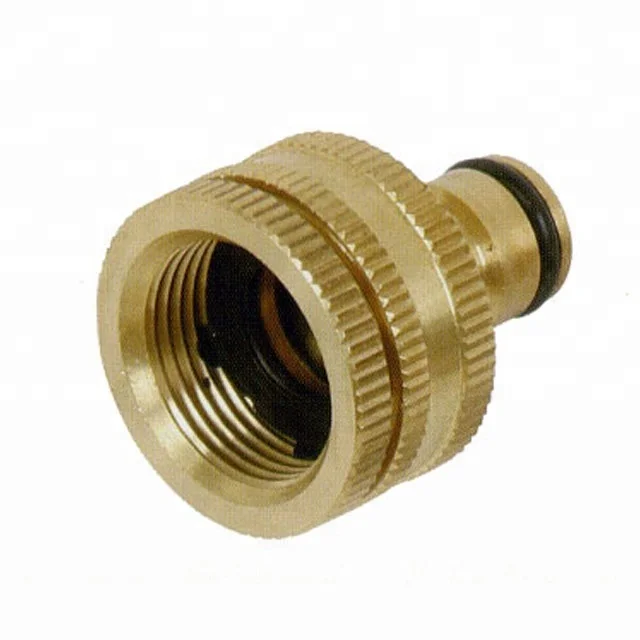 Brass Hose Connector Brass Tap Adaptor With 12 Or 34 Thread Brass