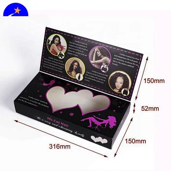 Custom Paper Hair Bundle Packaging Box Supplier Packaging Box Hair