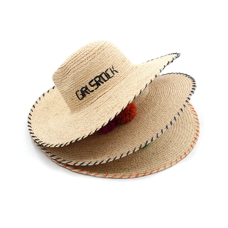 custom made straw hats