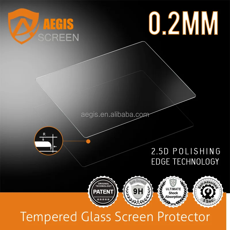 High-end 0.3mm 2.5D tempered glass screen protectors for Sony camera