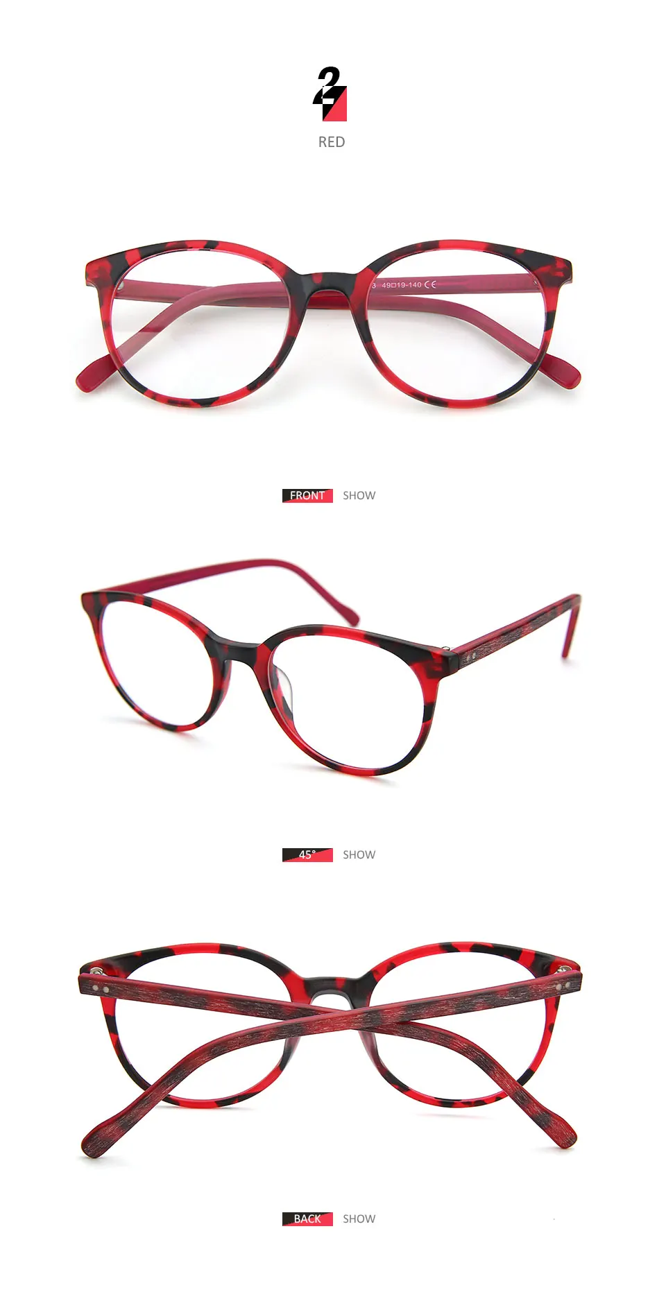 Transparental medicated fashion zenni optical glasses optical glasses montura de lentes