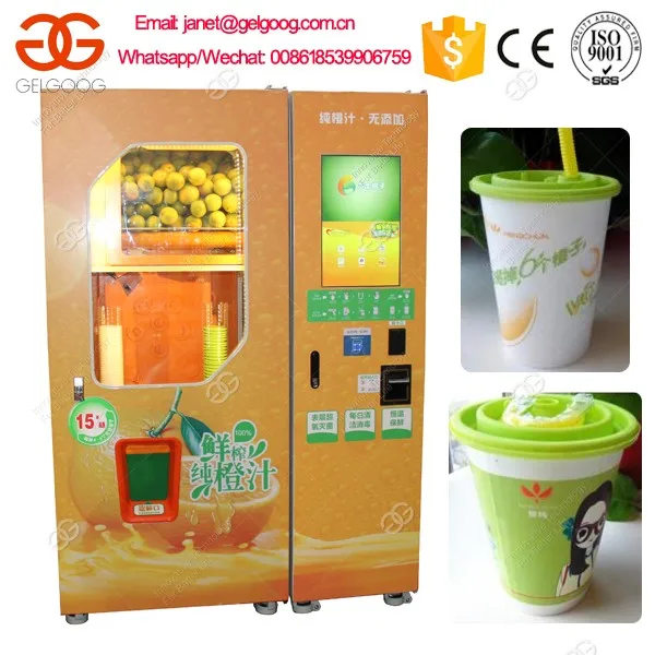 Automatic Fruit Fresh Orange Juice Vending Machine Buy Orange Juice