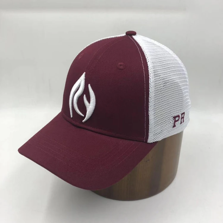 fitted mesh baseball hats