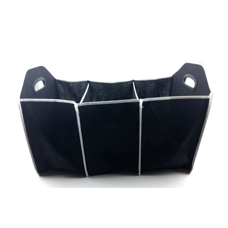 Coche Organizador Plegable Bolsa de Almacenamiento Maletero Grande Negro