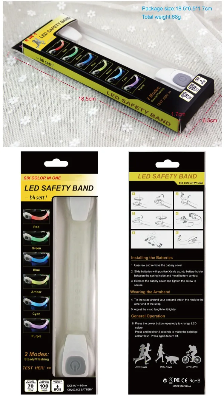 最高品質点滅腕章を実行するためグロー点滅腕章 Buy 点滅腕章を実行するため Product On Alibaba Com