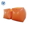Orange or custom color tetrahedron race mark buoys inflatable floating water buoy for tirathlon