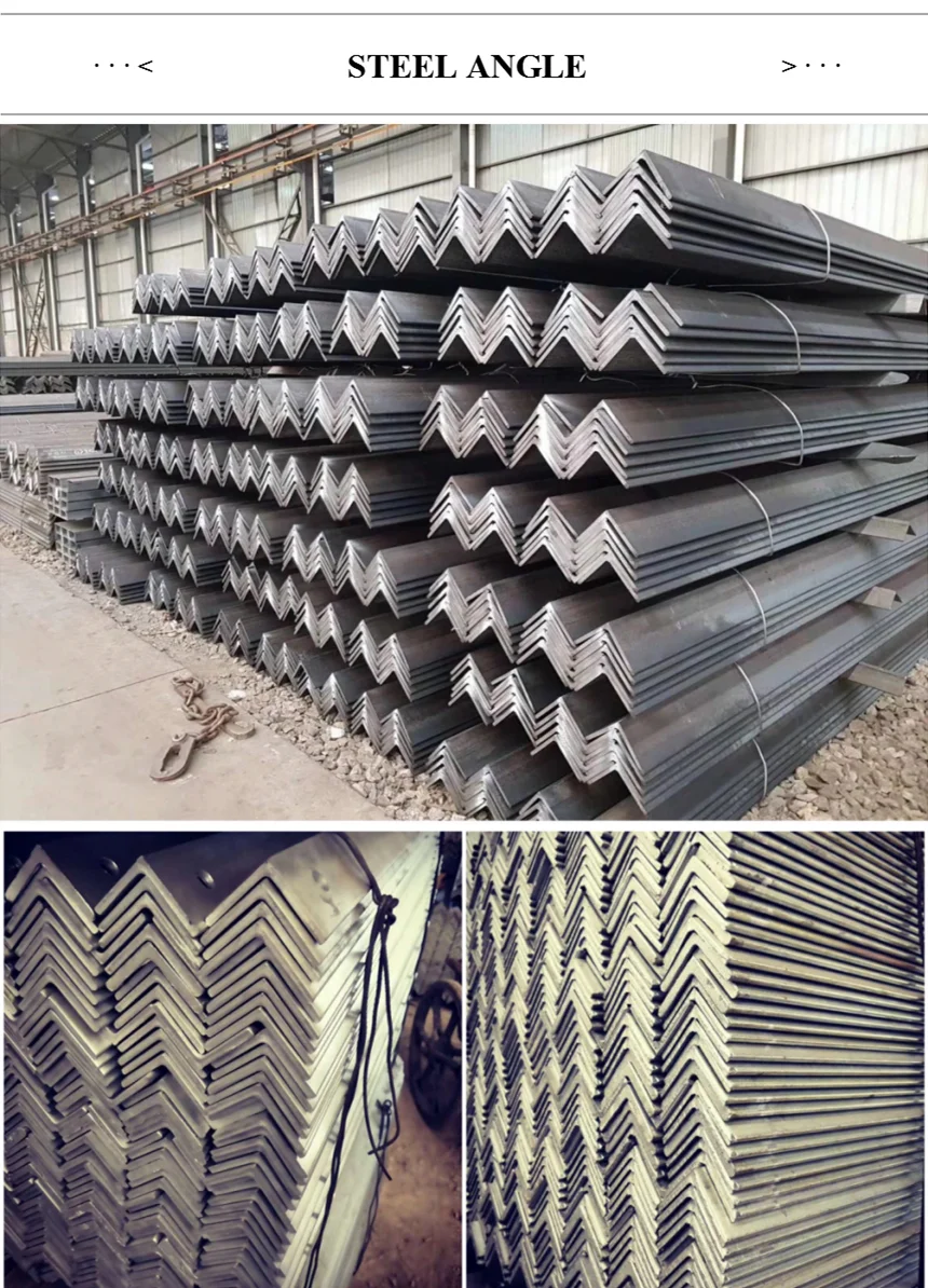 Prime Quality Slotted Angle Iron Bar Hot Rolled Ms Angel Steel Profile