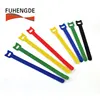 Hook loop wrap thin self-gripping reusable cable ties light duty tie