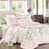 4 Piece 100% polyester Bedding Set embroidered Duvet Cover Sets bedding article