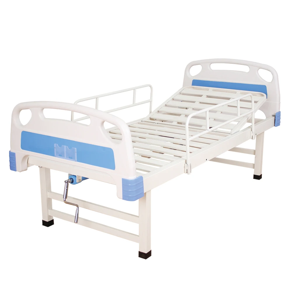 Best Price Beds Treatment High Quality Single Crank Manual Lift Medical