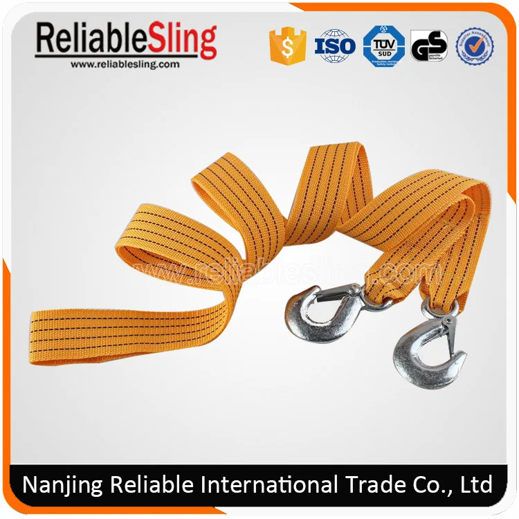 Double Layer Custom Heavy Duty Rubber Tow Strap Rope With Low Price