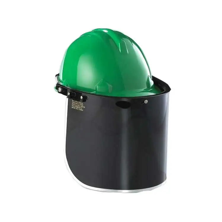 Standard And Durable Safety Helmet With Visor / Safety Helmet Parts