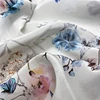 Different Type Custom Flower Silk Jersey Knit Digital Printed Fabric Rib