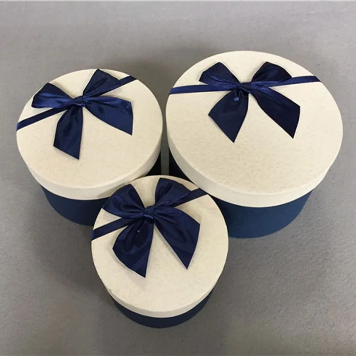 Hot Sale Circle Shape Paper Packaging Boxes Decorated Paper Gift Box