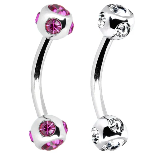 Fashion Diamond Body Jewelry Diamond Eyebrow Ring Buy Diamond Body