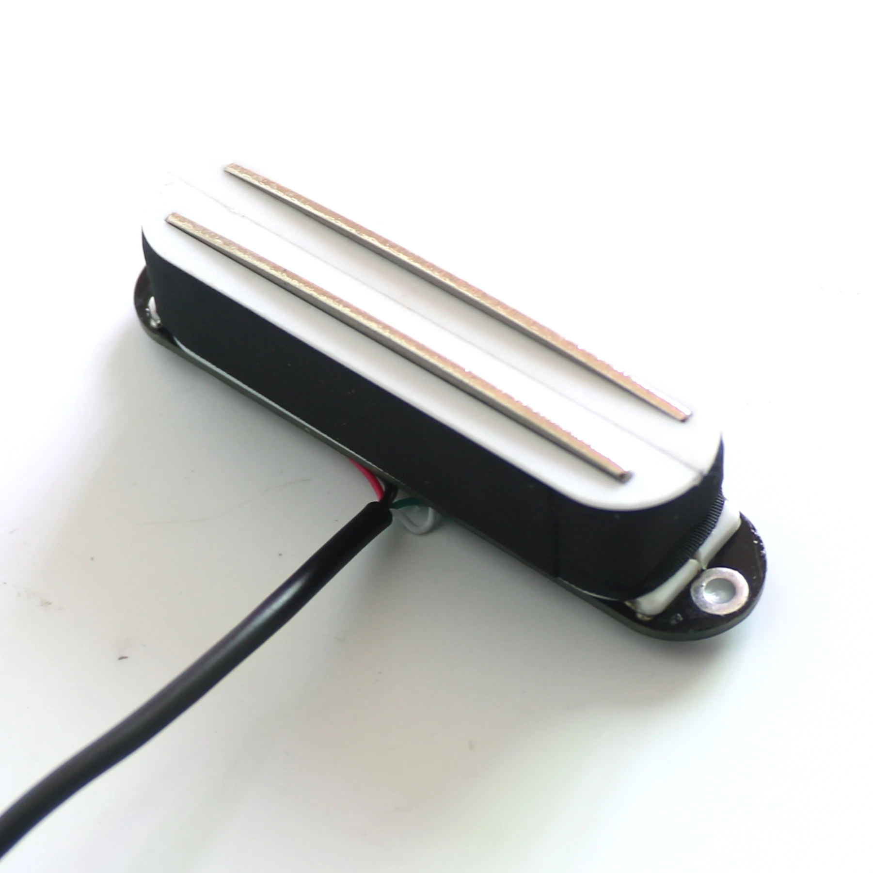 Low Noise Dual Coils Metal Twin Blade Rail Single Electric Guitar