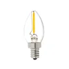 Mini Clear Amber Glass Dimmable 0.5 Watt 120V C7 LED Filament Bulb E12