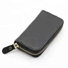 Hot Universal Litchi Pattern long Zipper Leather Wallets Key Holder Bag with key Hooks