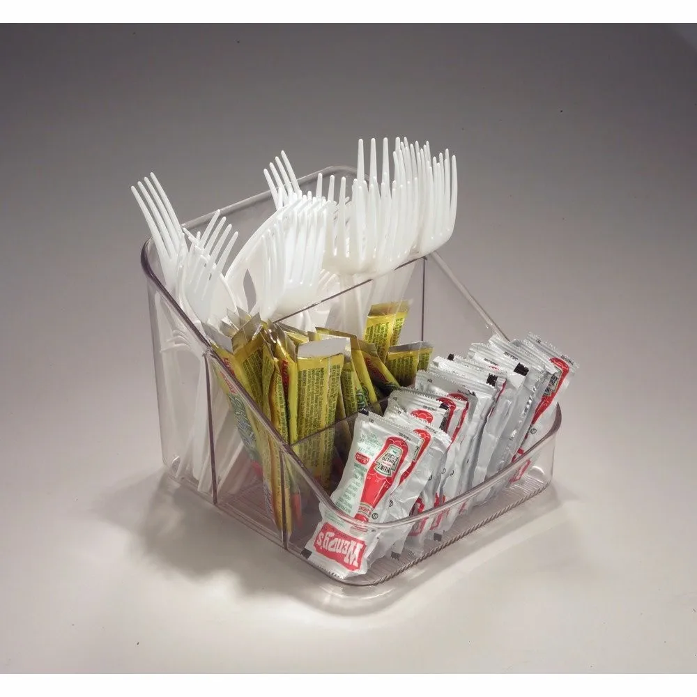 Factory Outlet Clear Acrylic Storage Container For Kitchen Pantry Rack