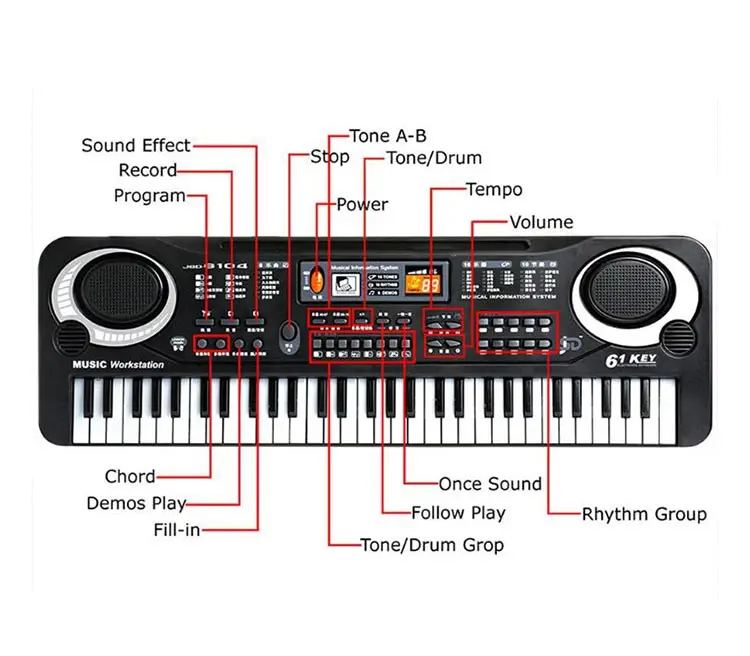 mini piano toy